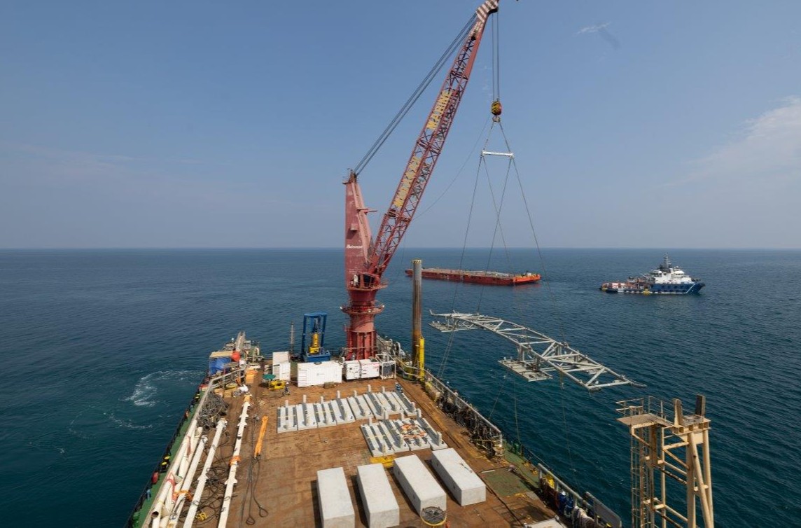 Subsea Structures Installation using Millenium 3 - DP Vessel